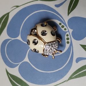 Joan Rivers Vintage Lady Bug Brooch